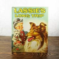 1957 Lassie's Long Trip: Wonder Books 674