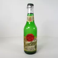 Pilsner Urquell Vintage Green Beer Bottle with Cap