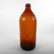 Sinclair Mfg for Sunrae Vintage Brown Amber Bottle