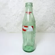 1993 Seasons Greetings 8 oz Coca Cola Classic Bottle