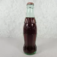Peoria Illinois Vintage 8 oz. Full Coke Bottle