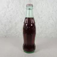 Akron Ohio Vintage 8 oz. Full Coke Bottle