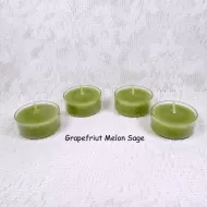 Grapefruit Mellon Sage Scented Tealight Candles 4 Count