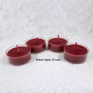 Baked Apple Strudel Scented Tealight Candles 4 Count