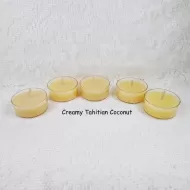 Creamy Tahitian Coconut Scented Tealight Candles 5ct