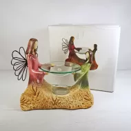 Angel and Child Emerging from the Earth Candle Warmer