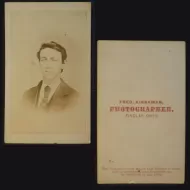Antique CDV Carte De Visite of a Clean Shaven Man