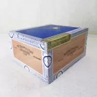 Nat Sherman Empty Wood Cigar Box with Wood Dividers