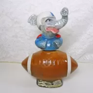 Republican Elephant on Football 1972 Jim Beam Decanter