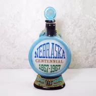 Nebraska Centennial 1967 Vintage Jim Beam Decanter