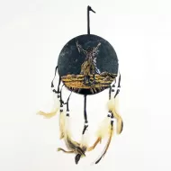 Dancing Indian with Raised Arms Dream Catcher
