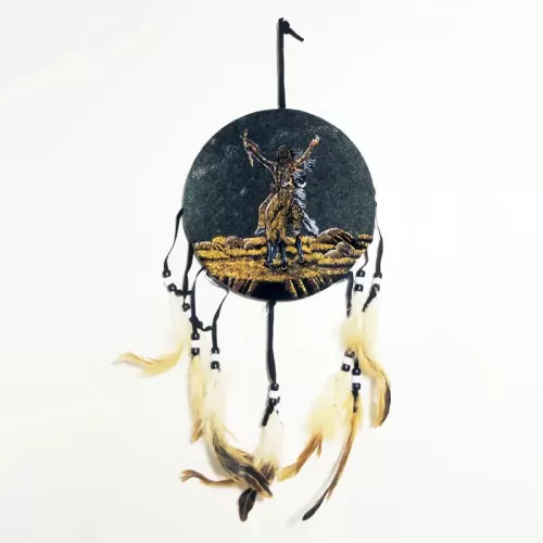 Dancing Indian with Raised Arms Dream Catcher
