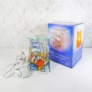 Jumping Dolphins Three Sided Glass Electric Oil Warmer