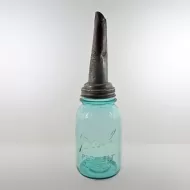 Ball Perfect Mason Jar with Metal Master Mfg. Spout