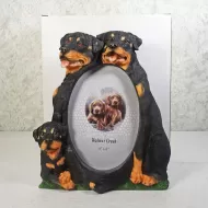 Rottweiler Dogs Photo Frame Holds One 4x6 Picture