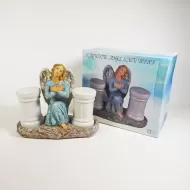 Angel in a Blue Dress Salt and Pepper Shakers Set