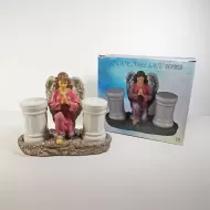 Angel in a Pink Dress Salt and Pepper Shakers Set