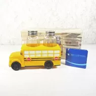 Yellow School Bus Novelty Salt and Pepper Shakers Set