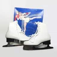 Vintage Women Size 9 Shoe Ice Skates Lake Placid Flyer