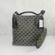 Letter K Pattern Vinyl Handbag or Tote with Wallet