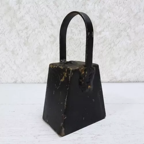 Vintage Metal Cow or Goat Bell with Nut Clapper