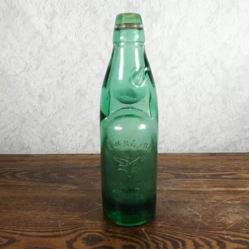 Codd Neck Vintage Glass Self Sealing Soda Bottle No 1