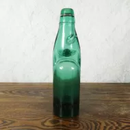 Codd Neck Vintage Glass Self Sealing Soda Bottle No 2