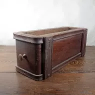 Vintage Wood Sewing Machine Drawer in Frame #1